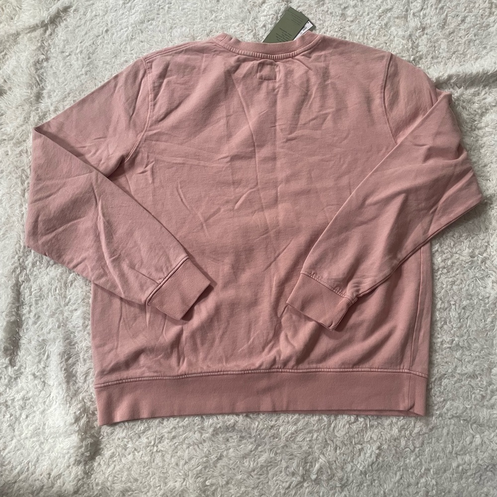 Goodiellow Elegant Pink Crew Neck Sweater